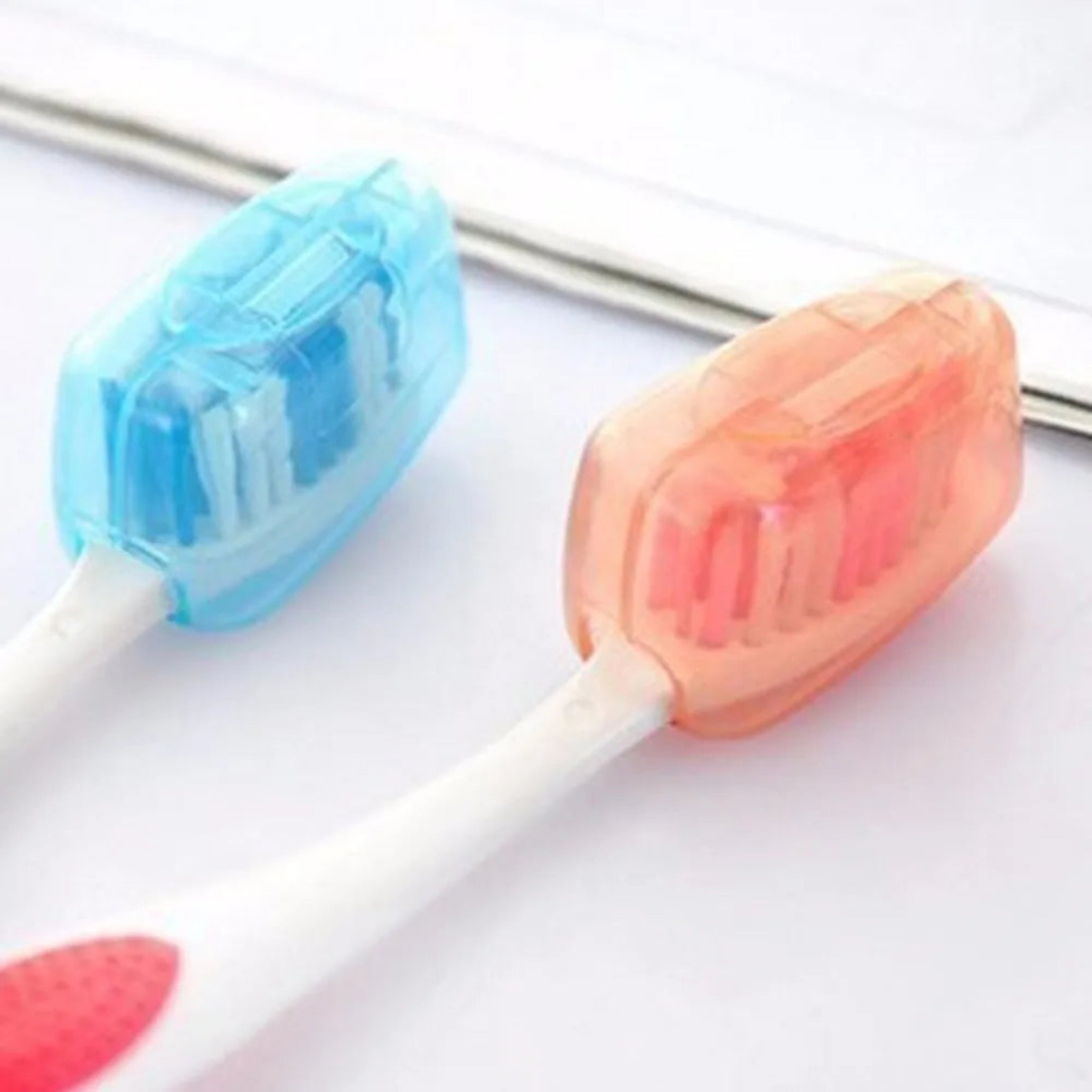 Portable Toothbrush Cover Holder Set