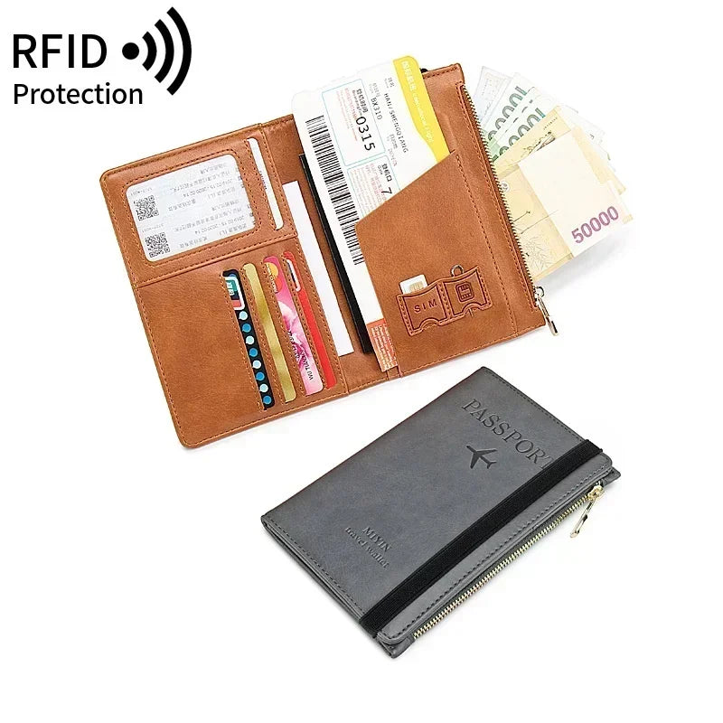 RFID ANTI Blocking Thin Passport Holder