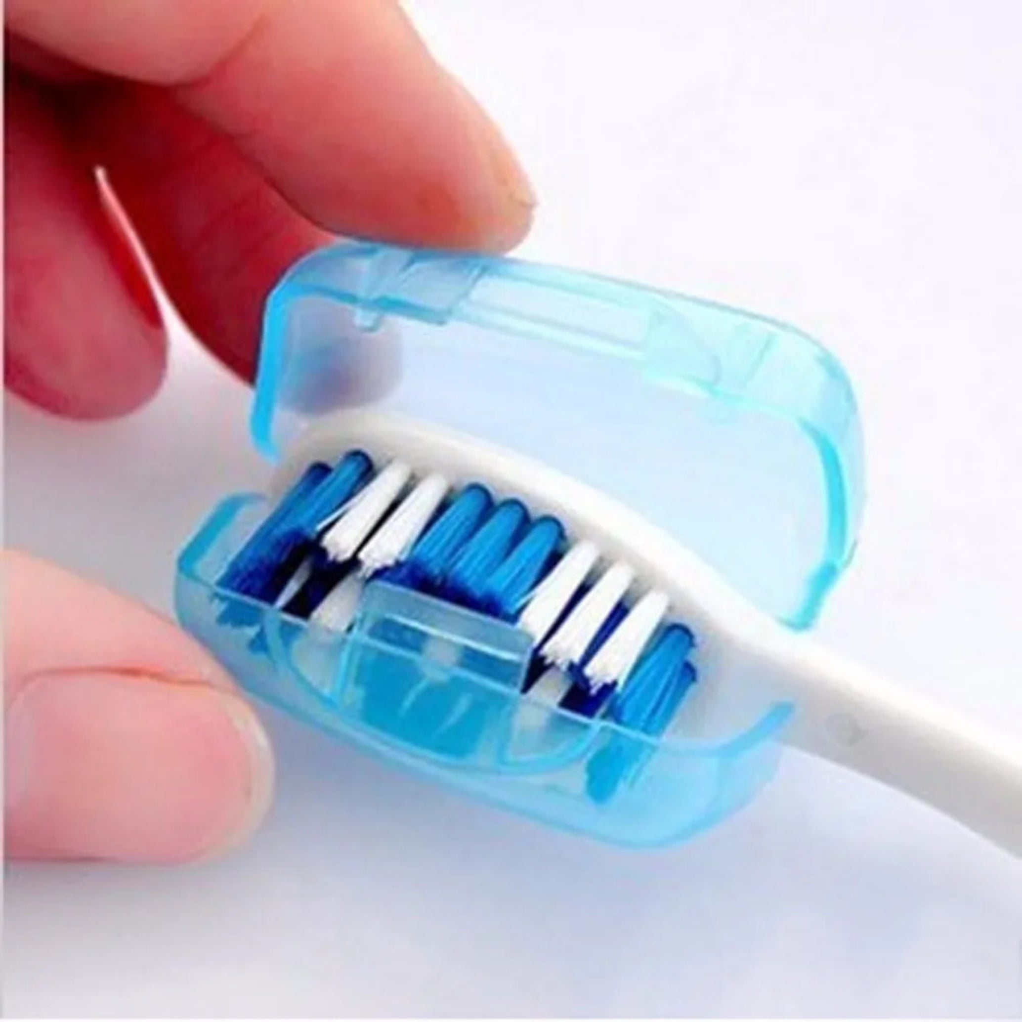 Portable Toothbrush Cover Holder Set