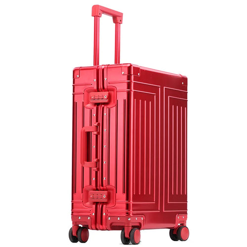 All Aluminum Travel Suitcase On Wheels