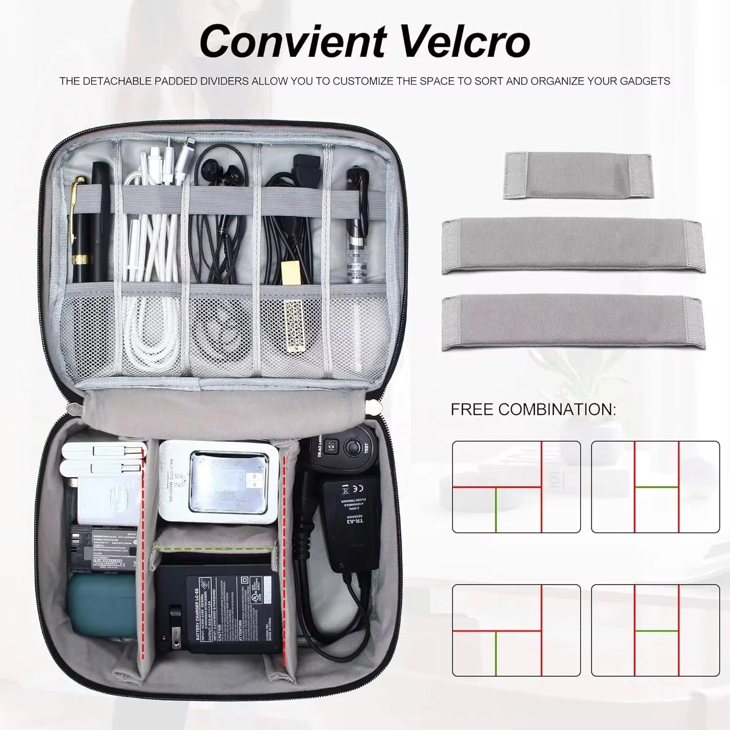 Waterproof Digital Electronic Accessories Organizer