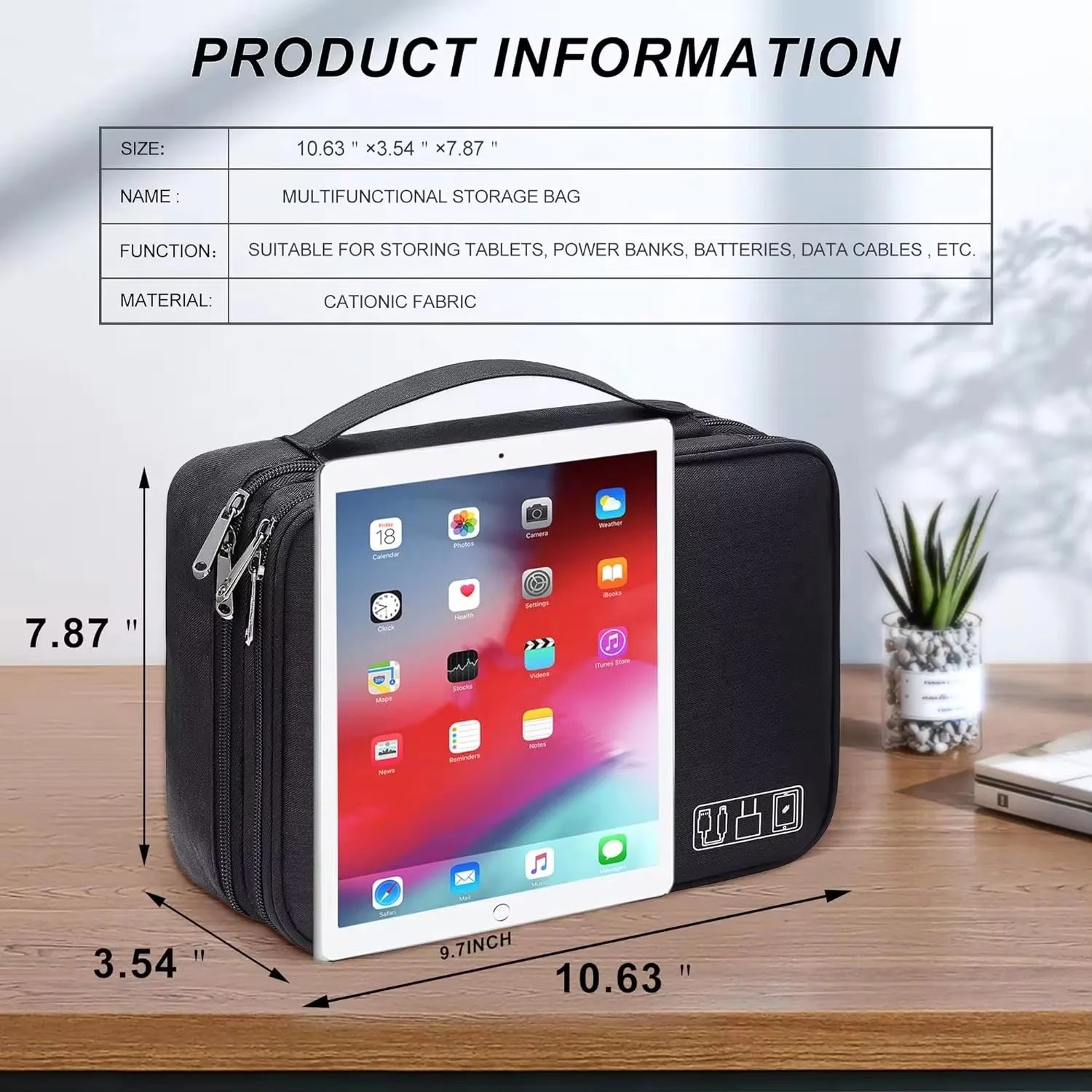 Waterproof Digital Electronic Accessories Organizer