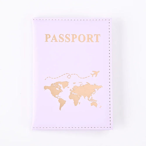 Map Pattern Ticket Passport Covers