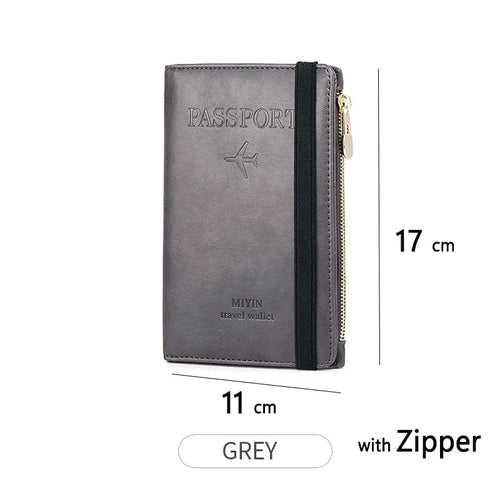 RFID ANTI Blocking Thin Passport Holder