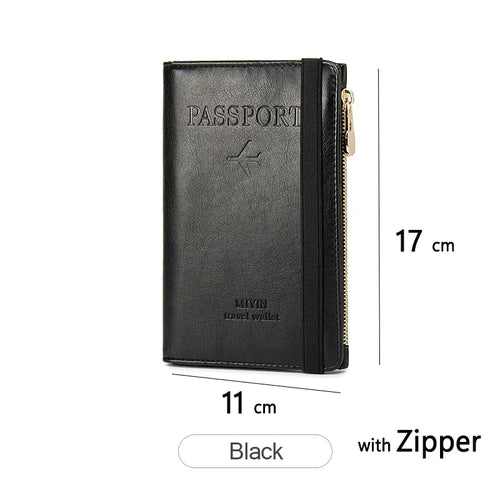 RFID ANTI Blocking Thin Passport Holder