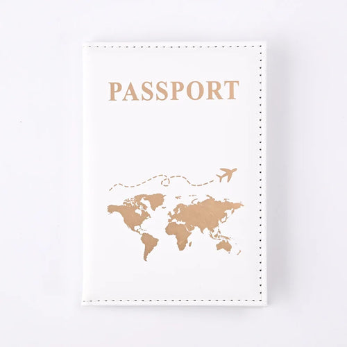 Map Pattern Ticket Passport Covers