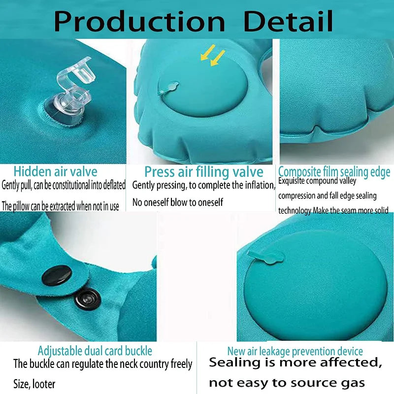 Inflatable Super Light Portable Neck Pillow