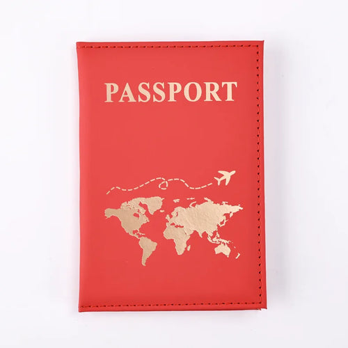 Map Pattern Ticket Passport Covers