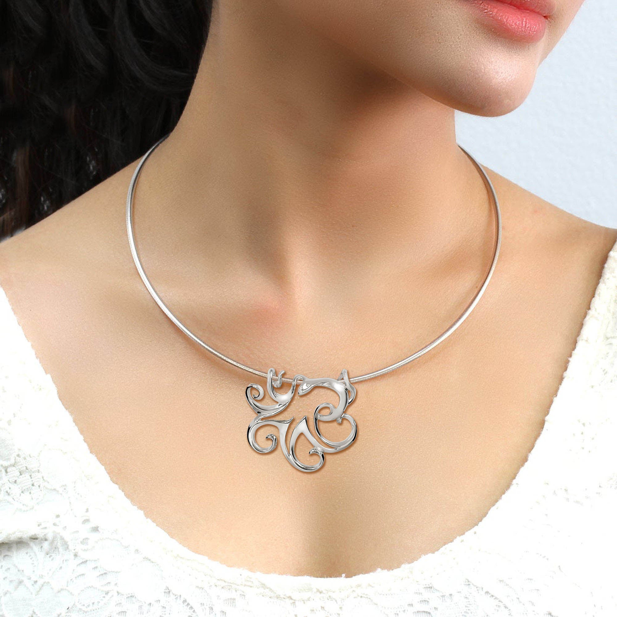 Octopus Necklaces for Women Sterling Silver