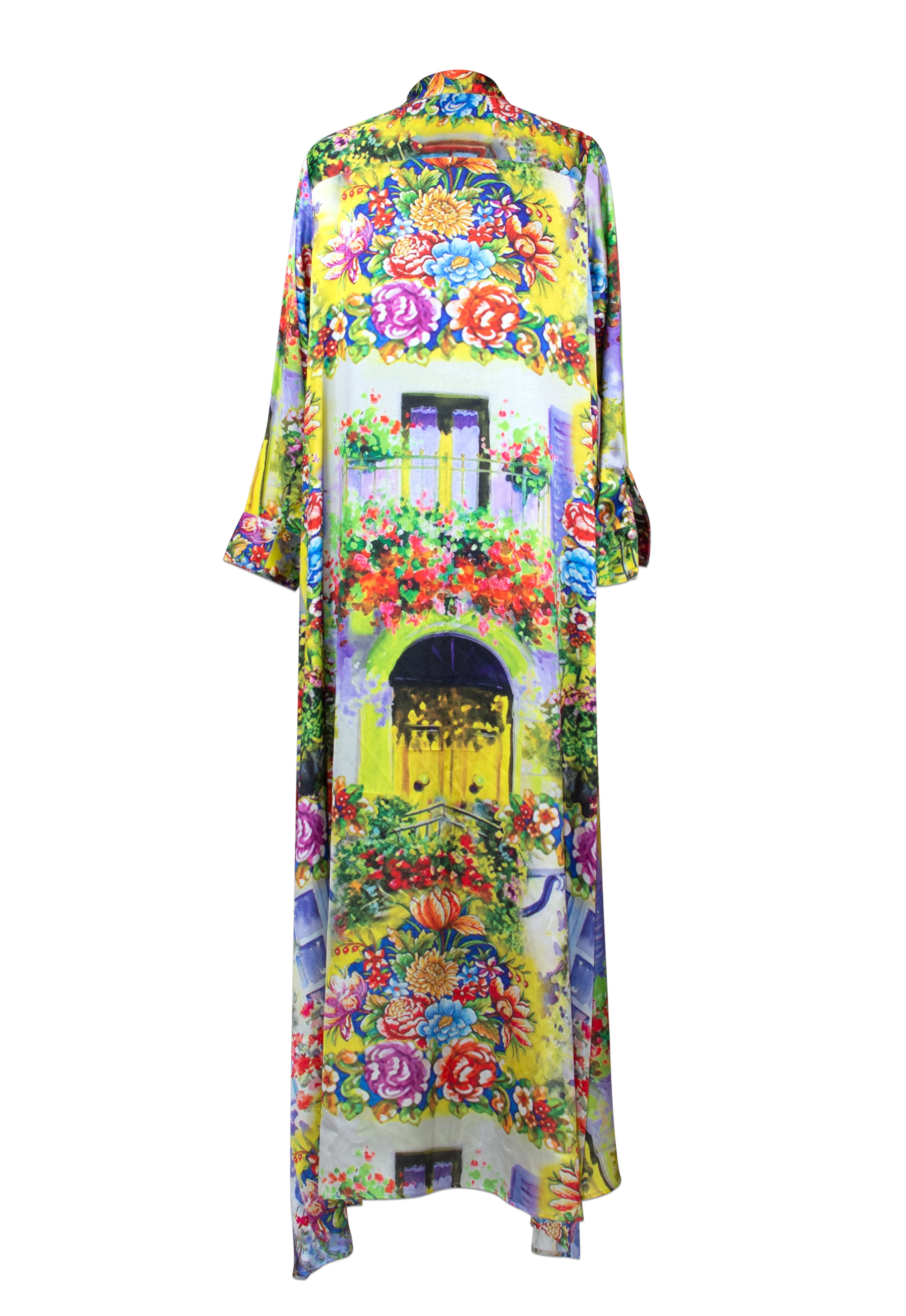 Saisankoh Sicily Print Shirt Dress