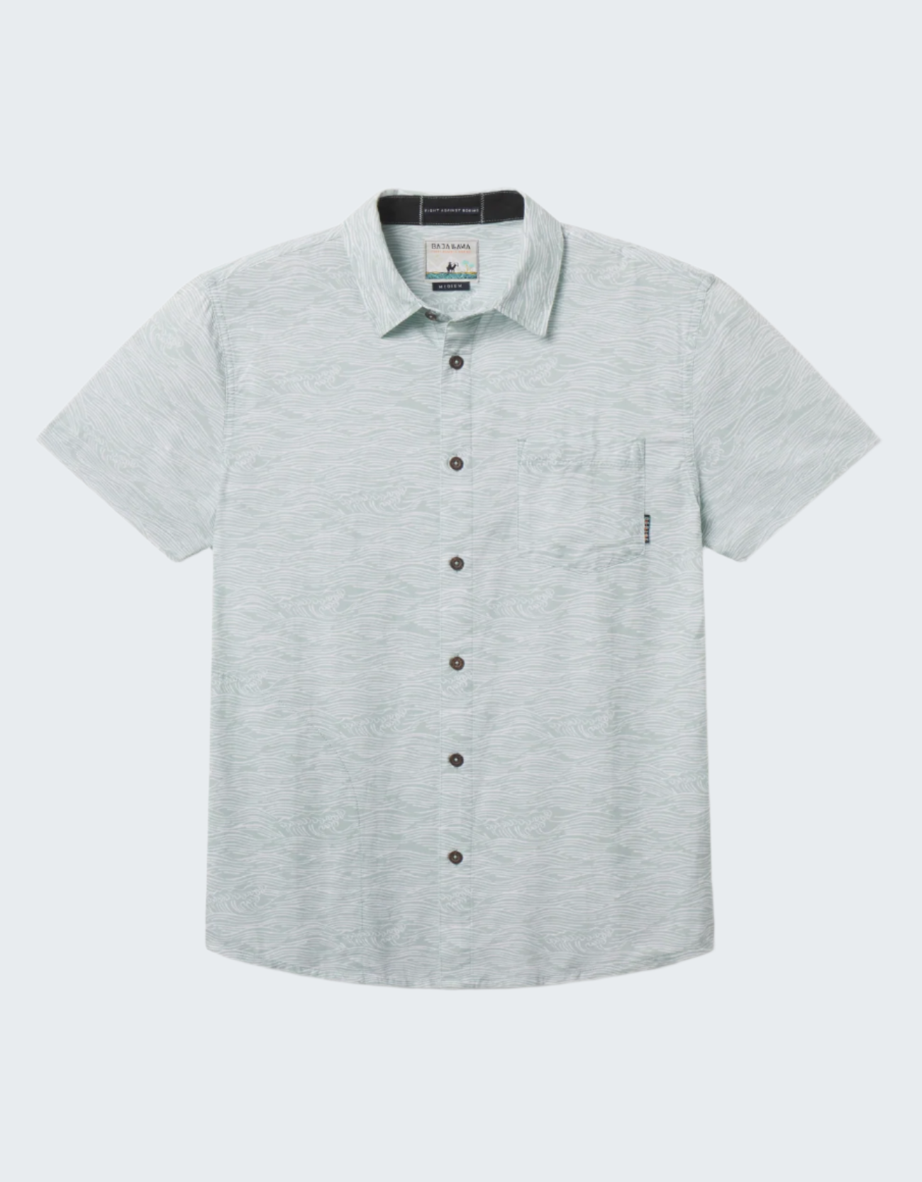 Roll Tides Fern Green Seven Seas Button Up