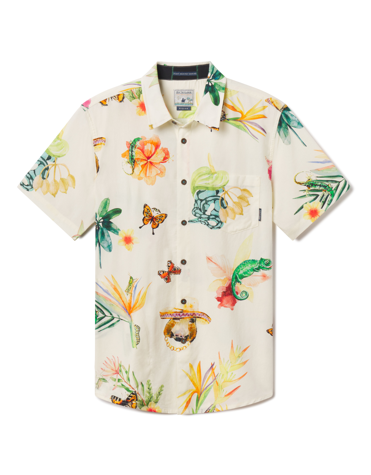 Land Before Floral Seven Seas Button Up
