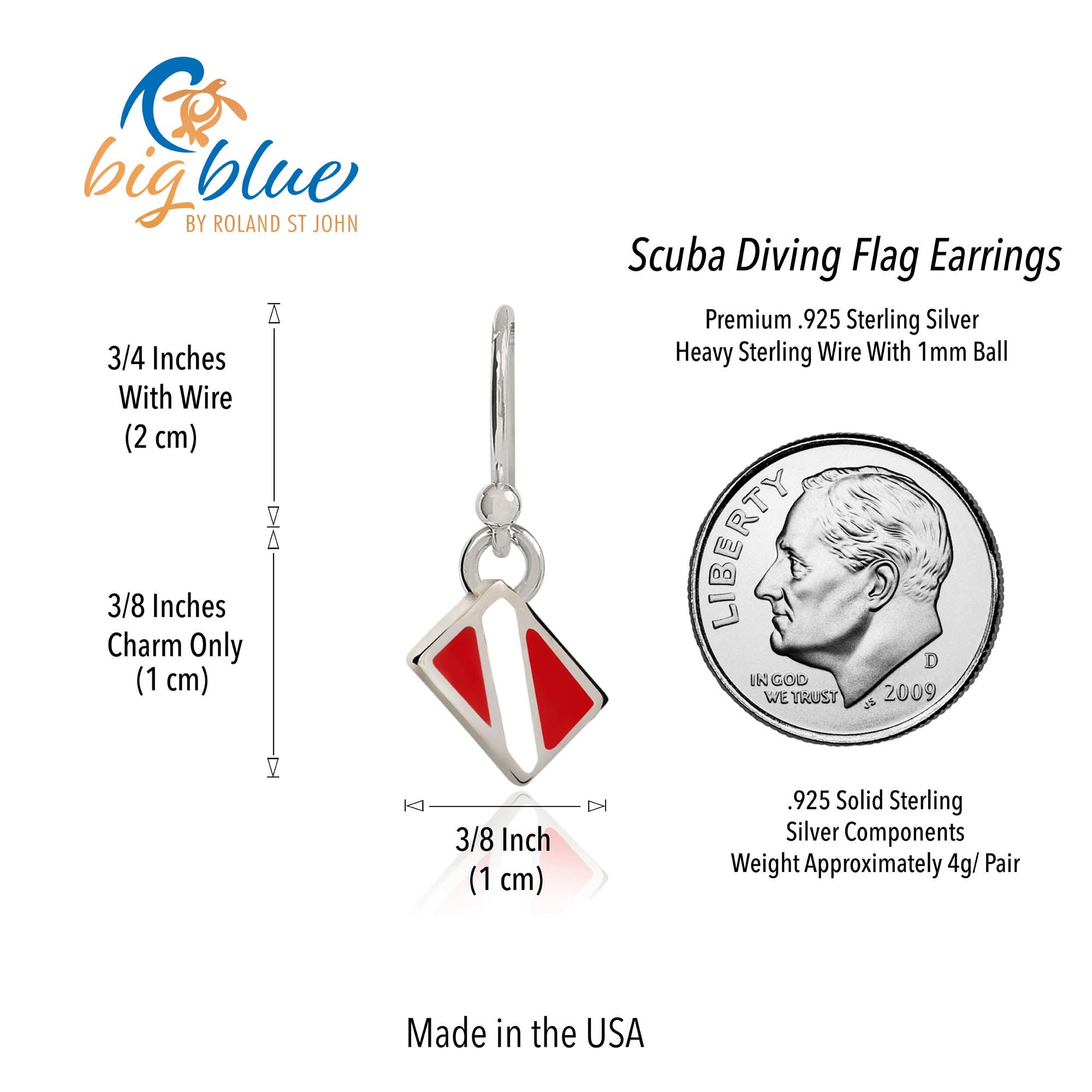 Scuba Diving Earrings