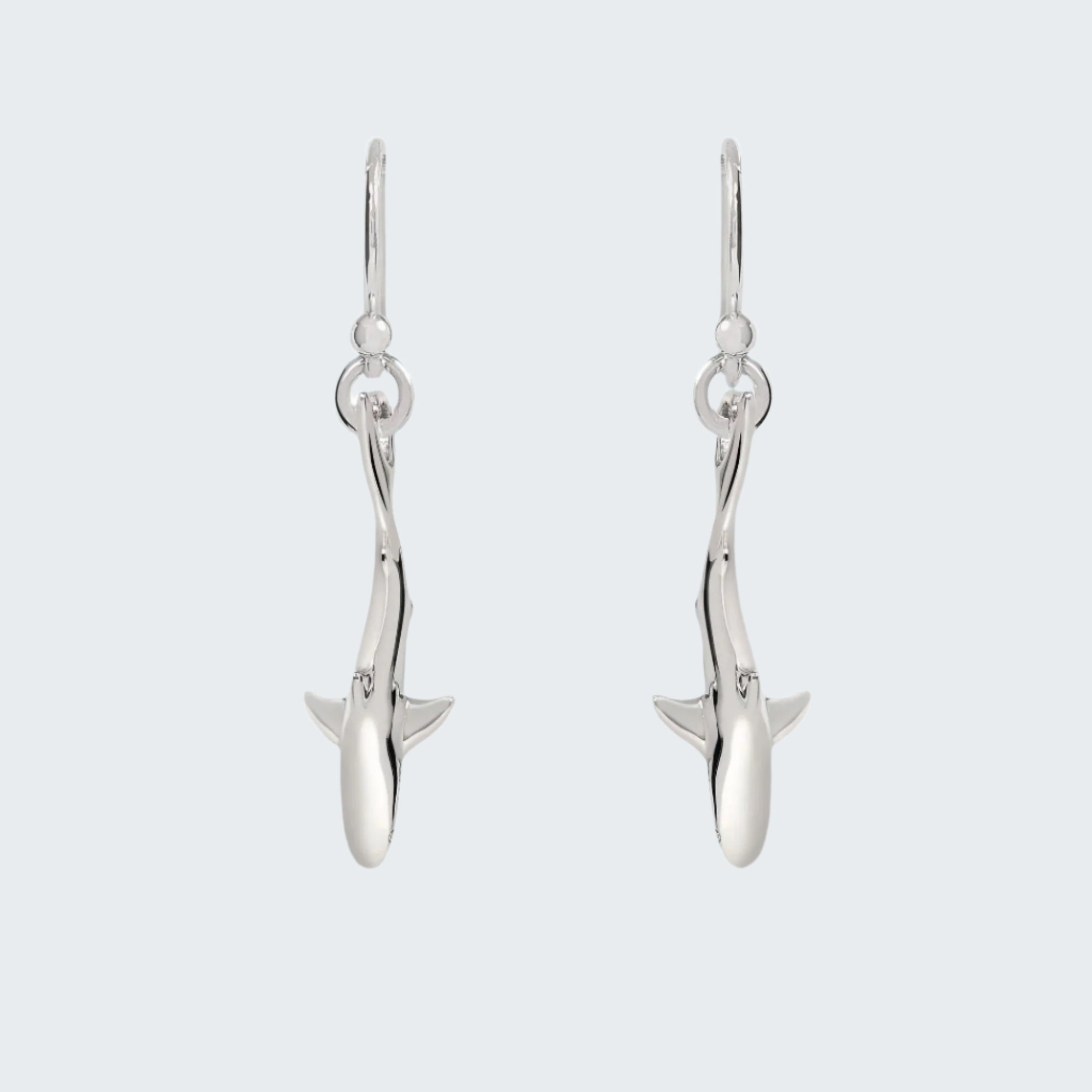 Shark Earrings for Women Sterling Silver