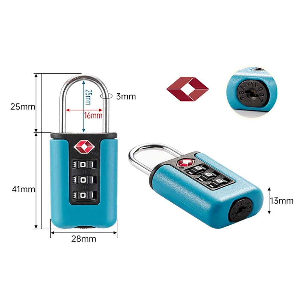 Padlock Password TSA Luggage Locks 