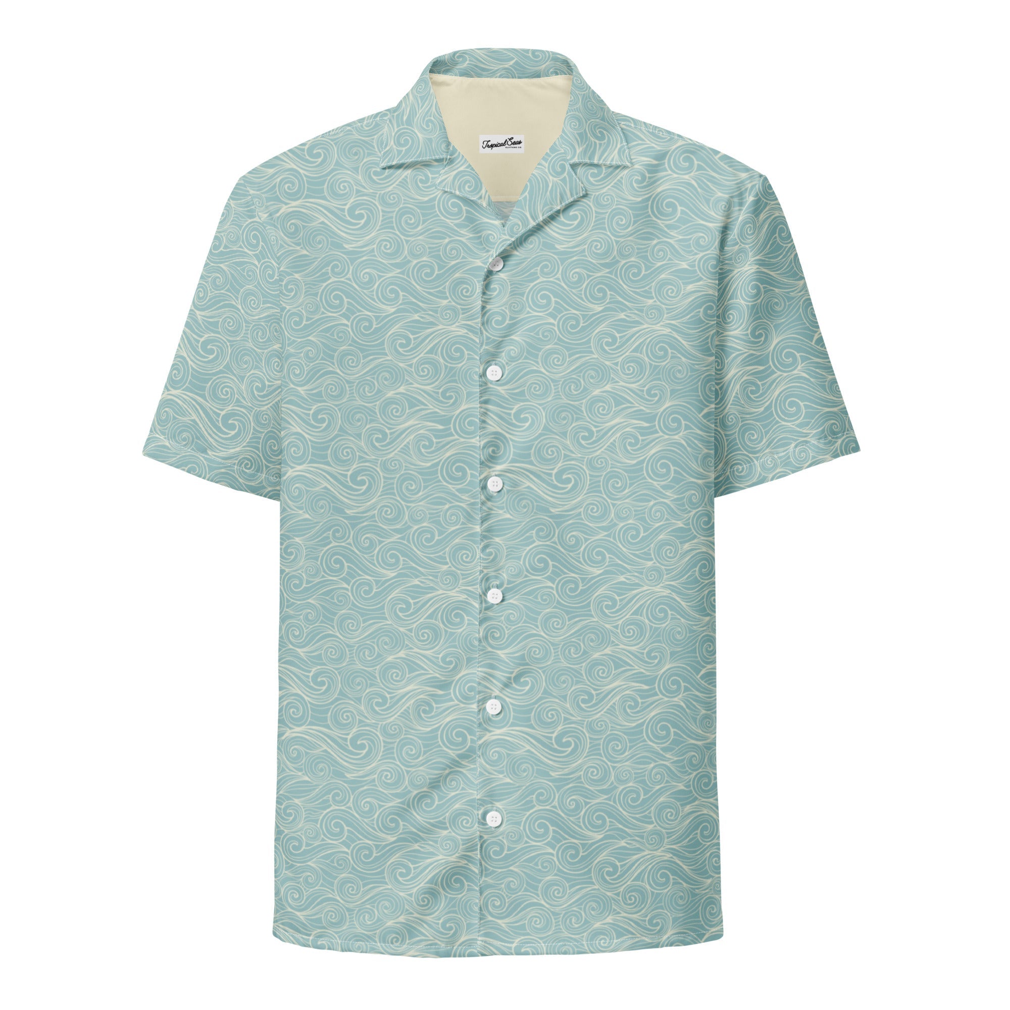 Salty Swirls Button Down Hawaiian Shirt