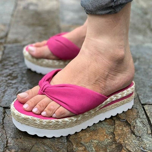 Women Slipper Beach Slides Platform Shoes - Sun of the Beach Boutique