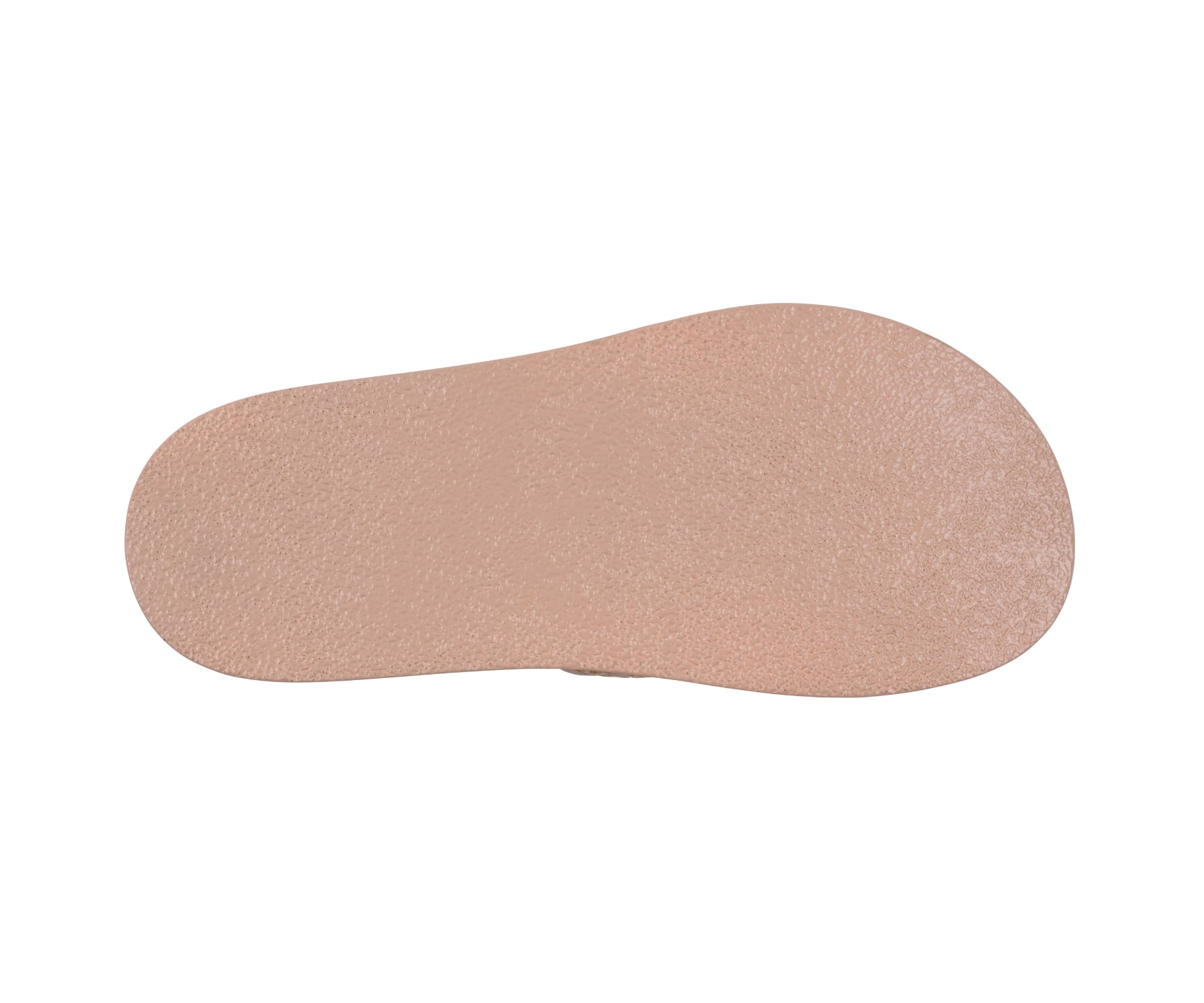 Beige shoe insole on a white background