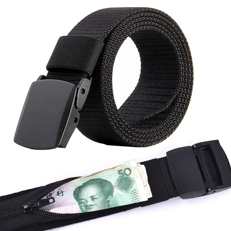 Travel Hidden Cash Anti Theft Waist Belt