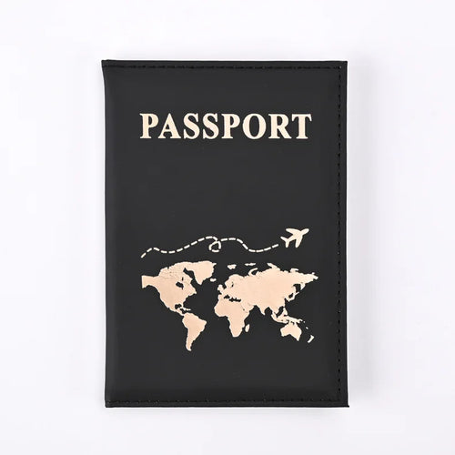 Map Pattern Ticket Passport Covers