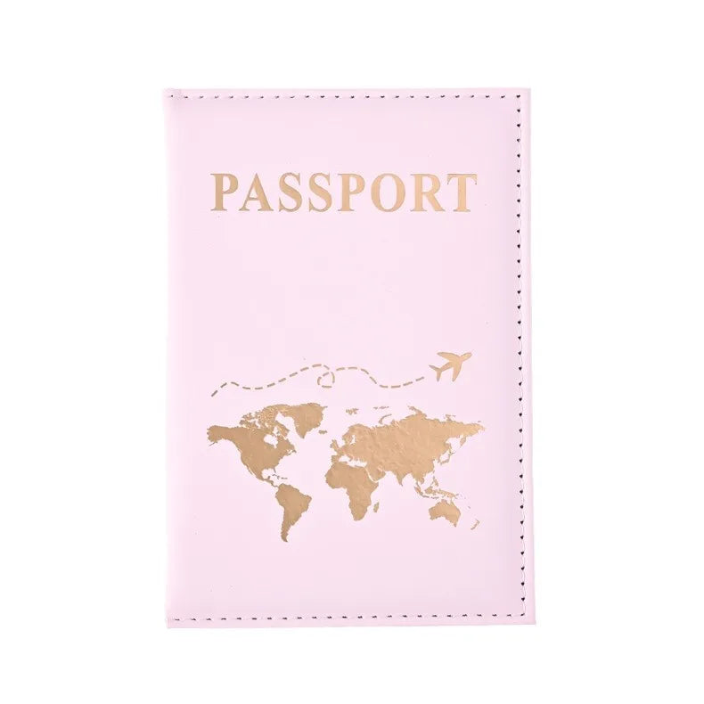 Map Pattern Ticket Passport Covers