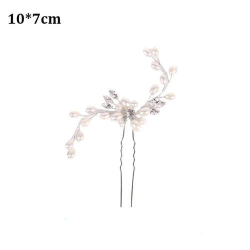 Elegant Handmade Tiara Wedding Hair Comb