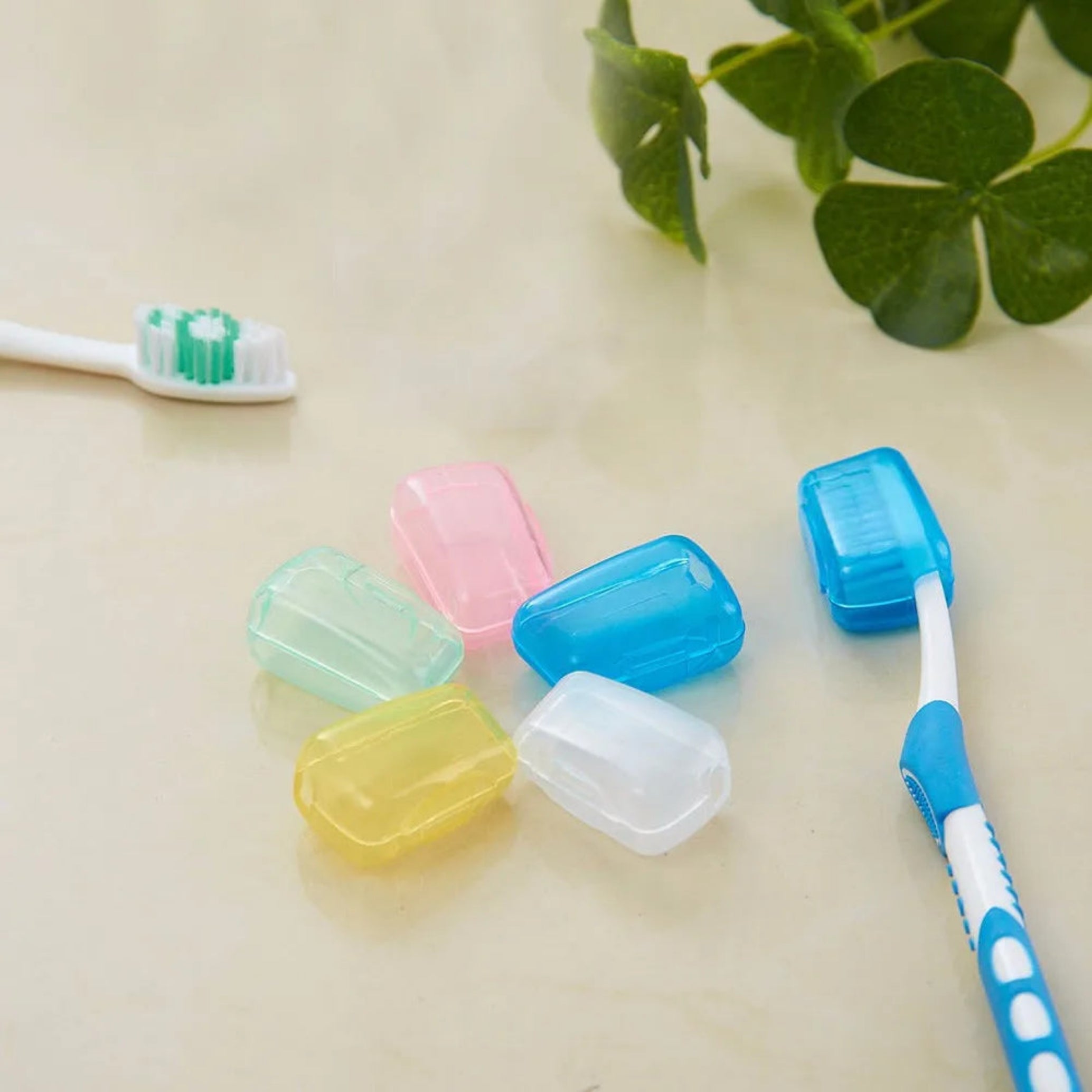 Portable Toothbrush Cover Holder Set