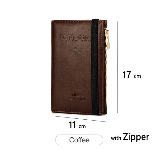 RFID ANTI Blocking Thin Passport Holder