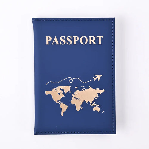 Map Pattern Ticket Passport Covers