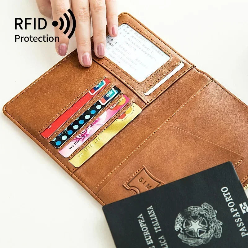 RFID ANTI Blocking Thin Passport Holder