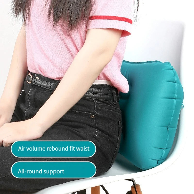 Travel Press Inflatable Cushion Pillow