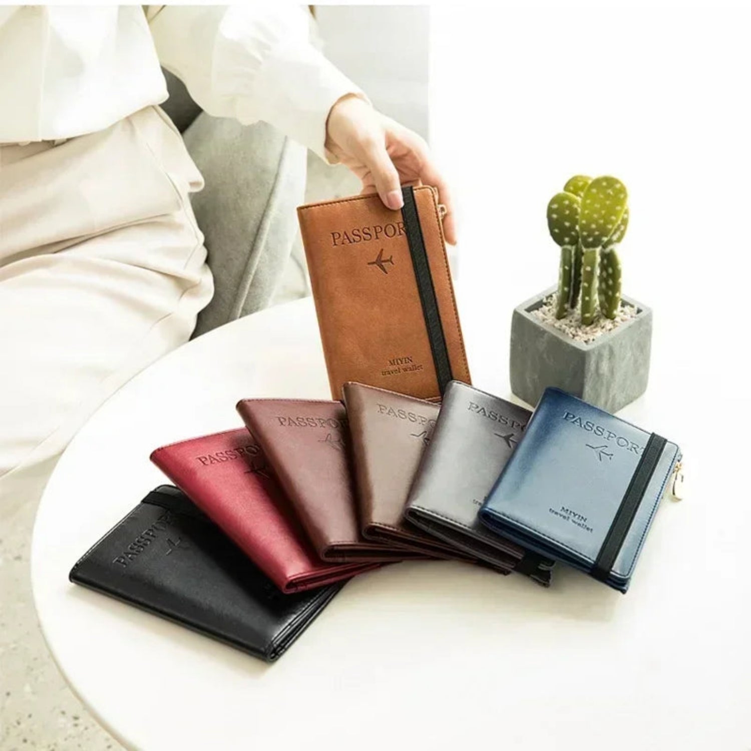 RFID ANTI Blocking Thin Passport Holder