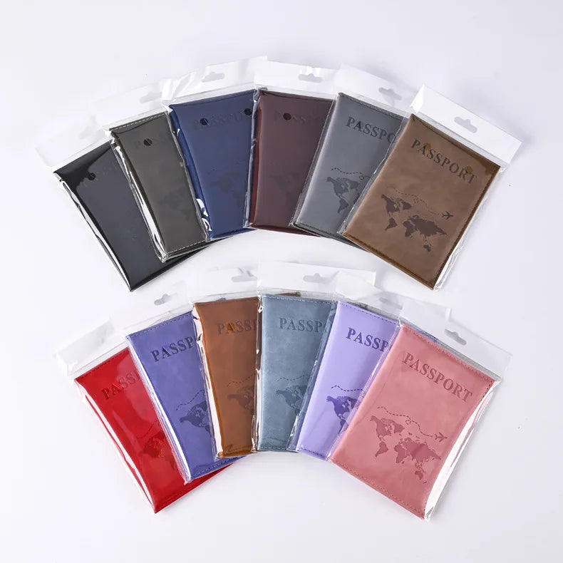 Colorful PU Passport Holder