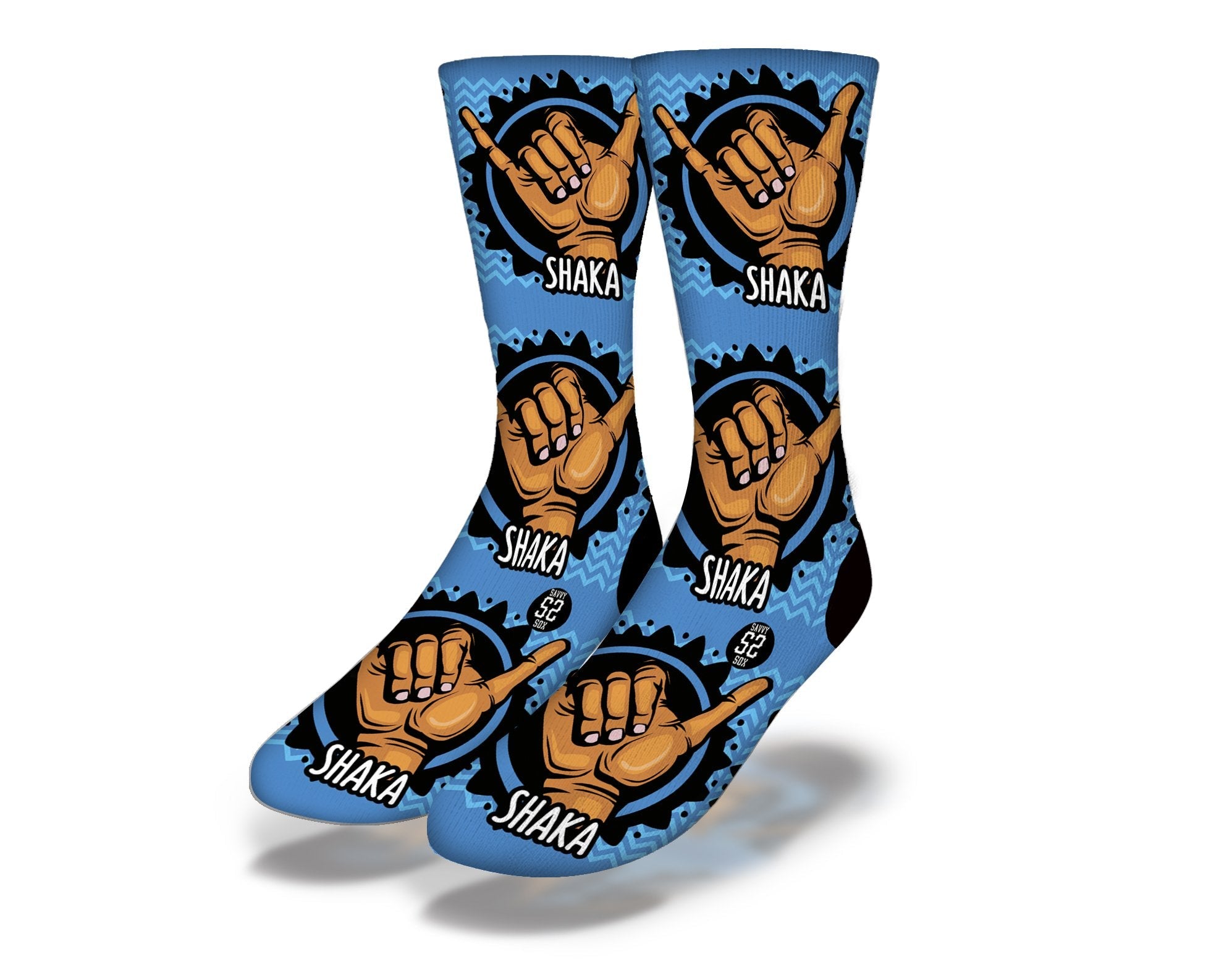 Boom Shaka Laka Fun Surfing Socks