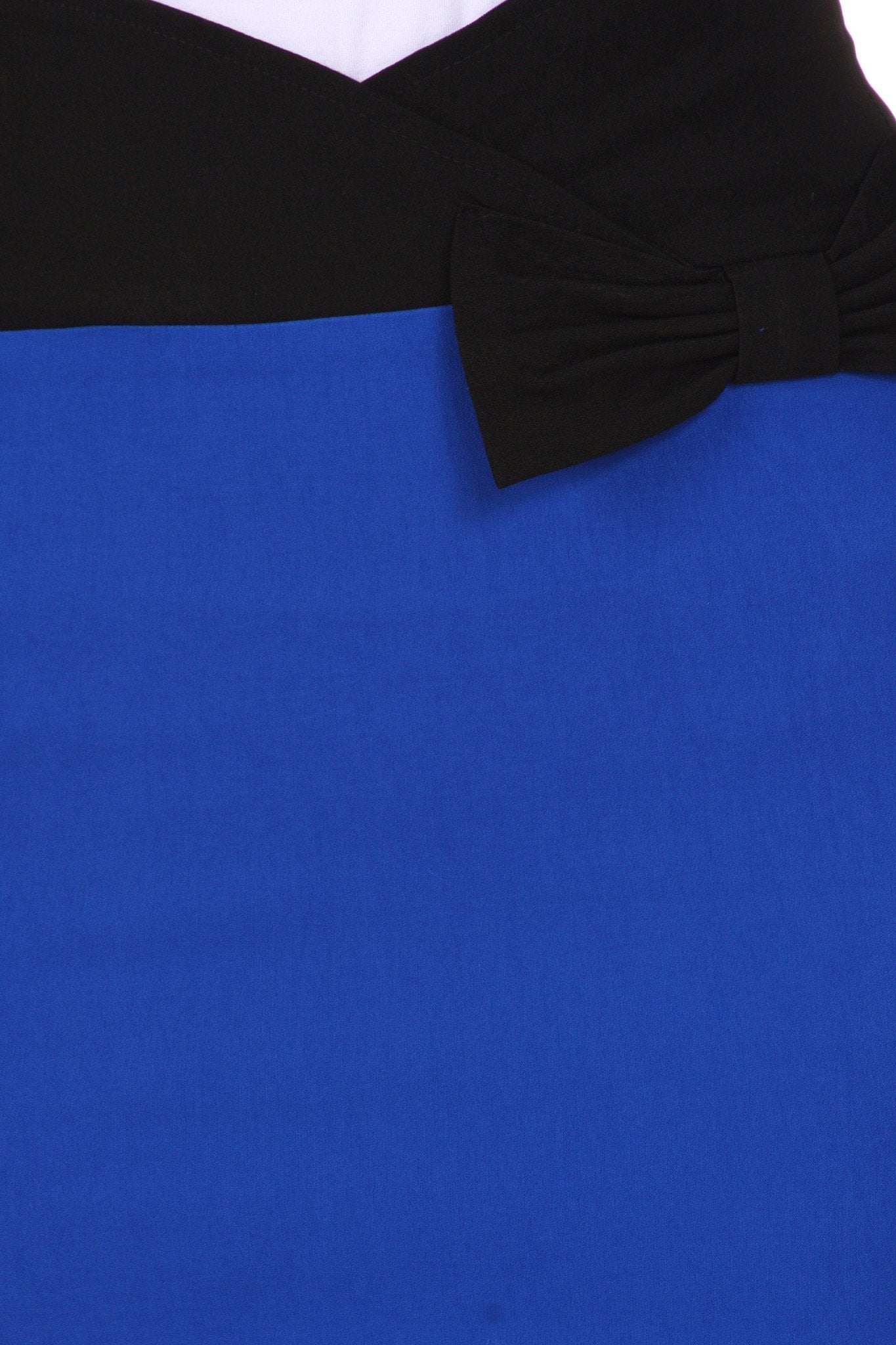 Sakkas - Scallop High Waist Stretch Pencil Skirt with Bow