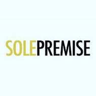 Logo of 'Sole Premise' with 'Sole' in yellow and 'Premise' in black on a white background