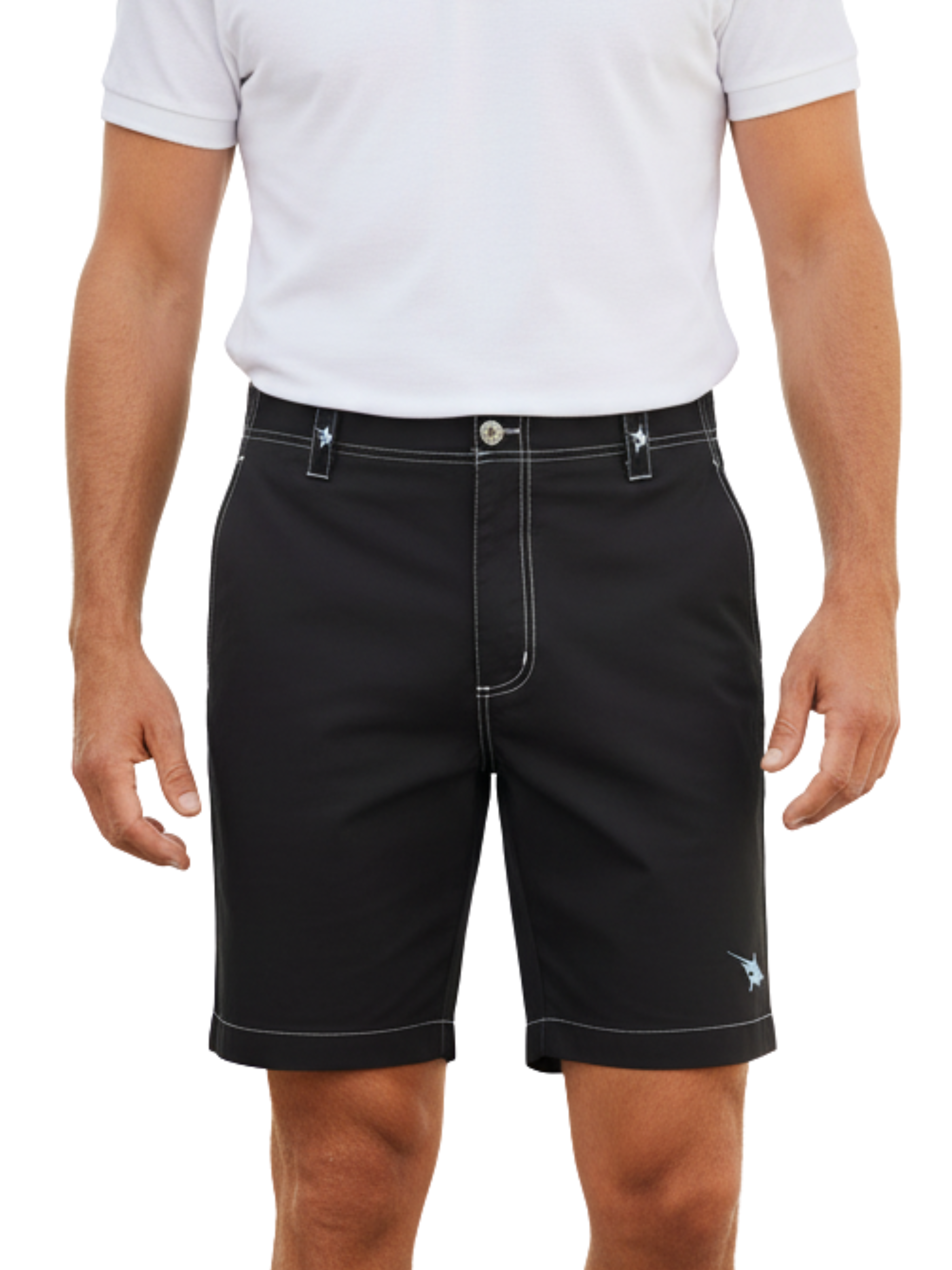 White Water Life Starboard Black Shorts