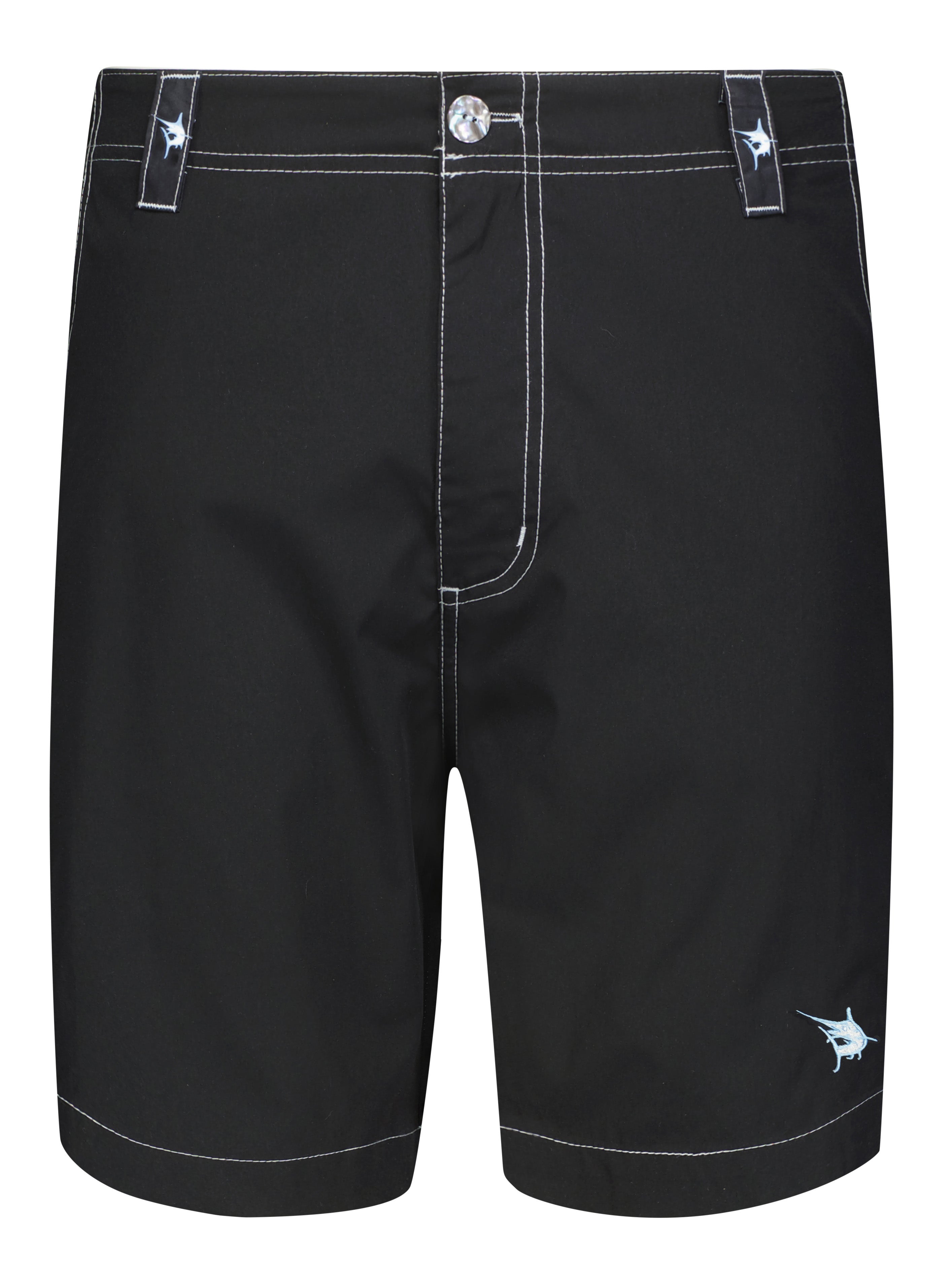 White Water Life Starboard Black Shorts