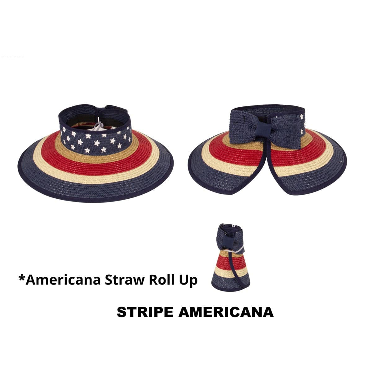 Americana Patriotic Rollable Visor For Adventures