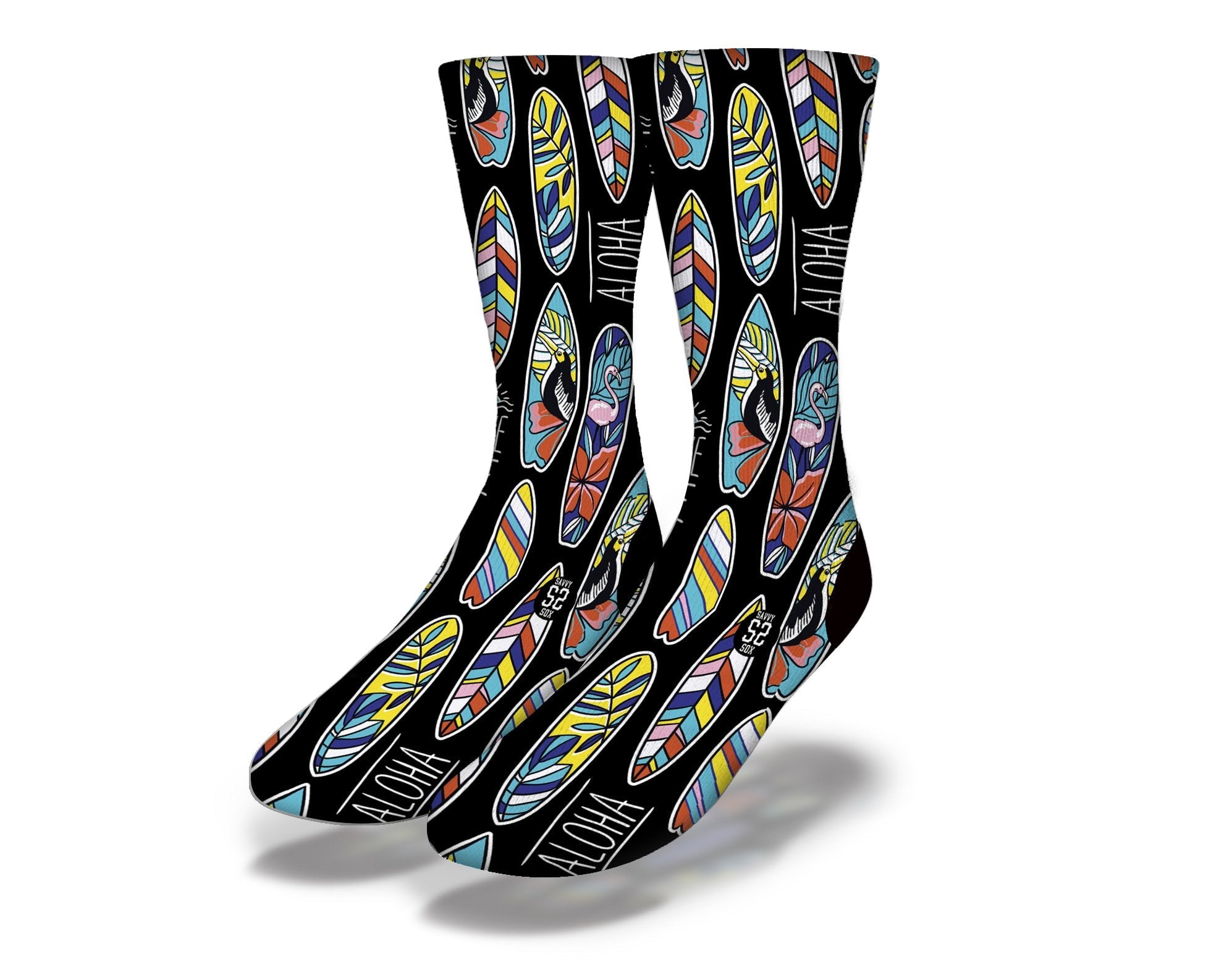 Aloha Tropical Surfboard Socks