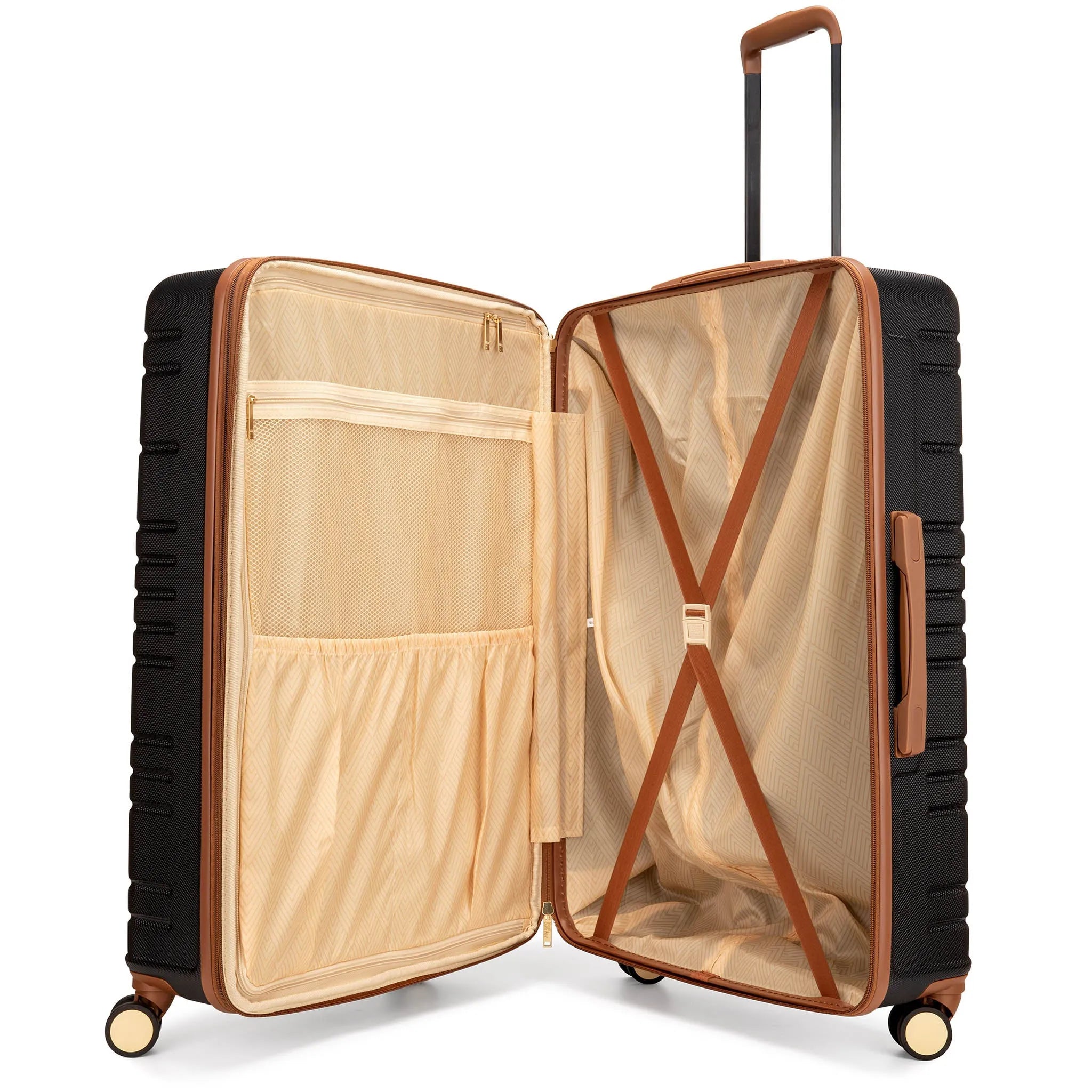 Brickell Three Piece Expandable Retro Luggage Set