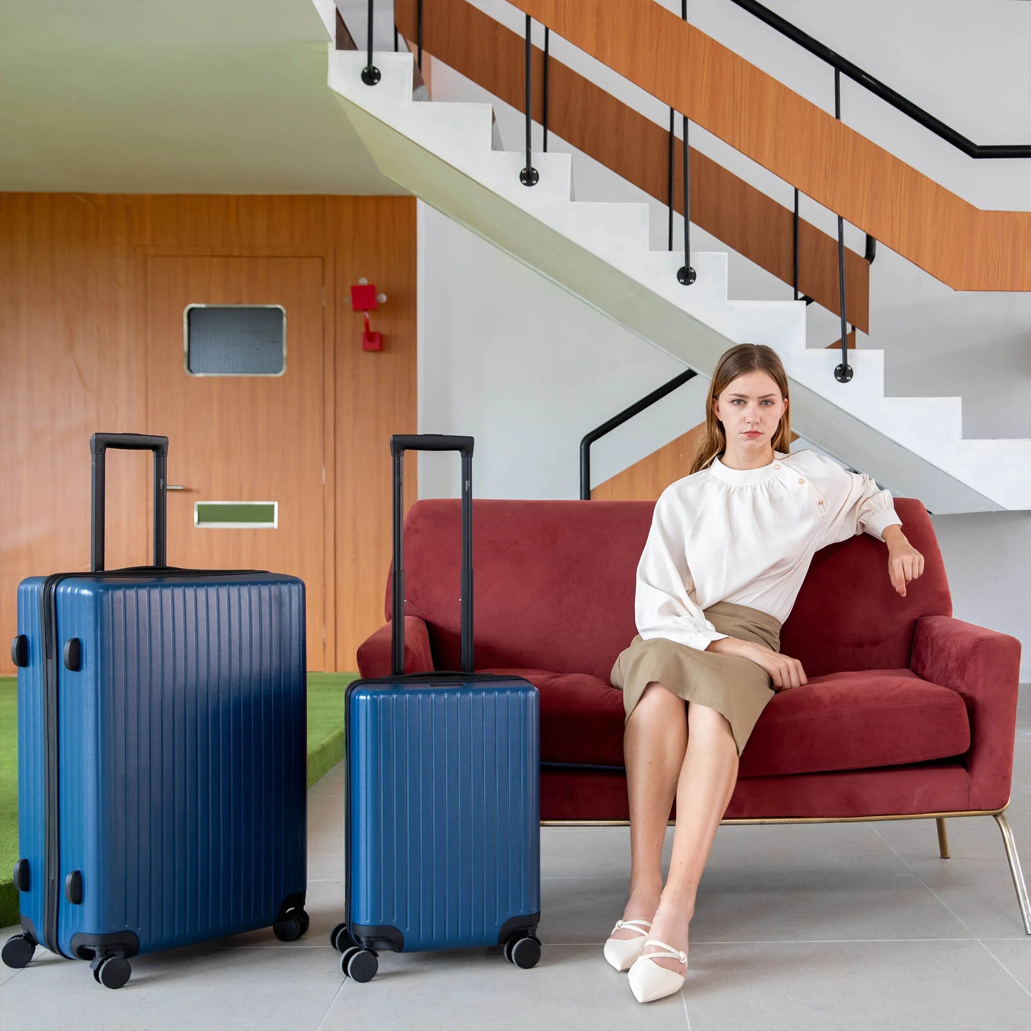 Ocean Two Piece Polycarbonate Luggage Set