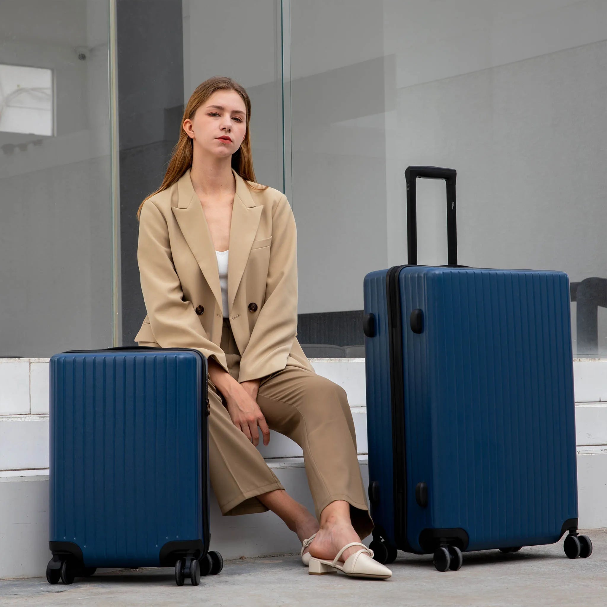 Ocean Two Piece Polycarbonate Luggage Set