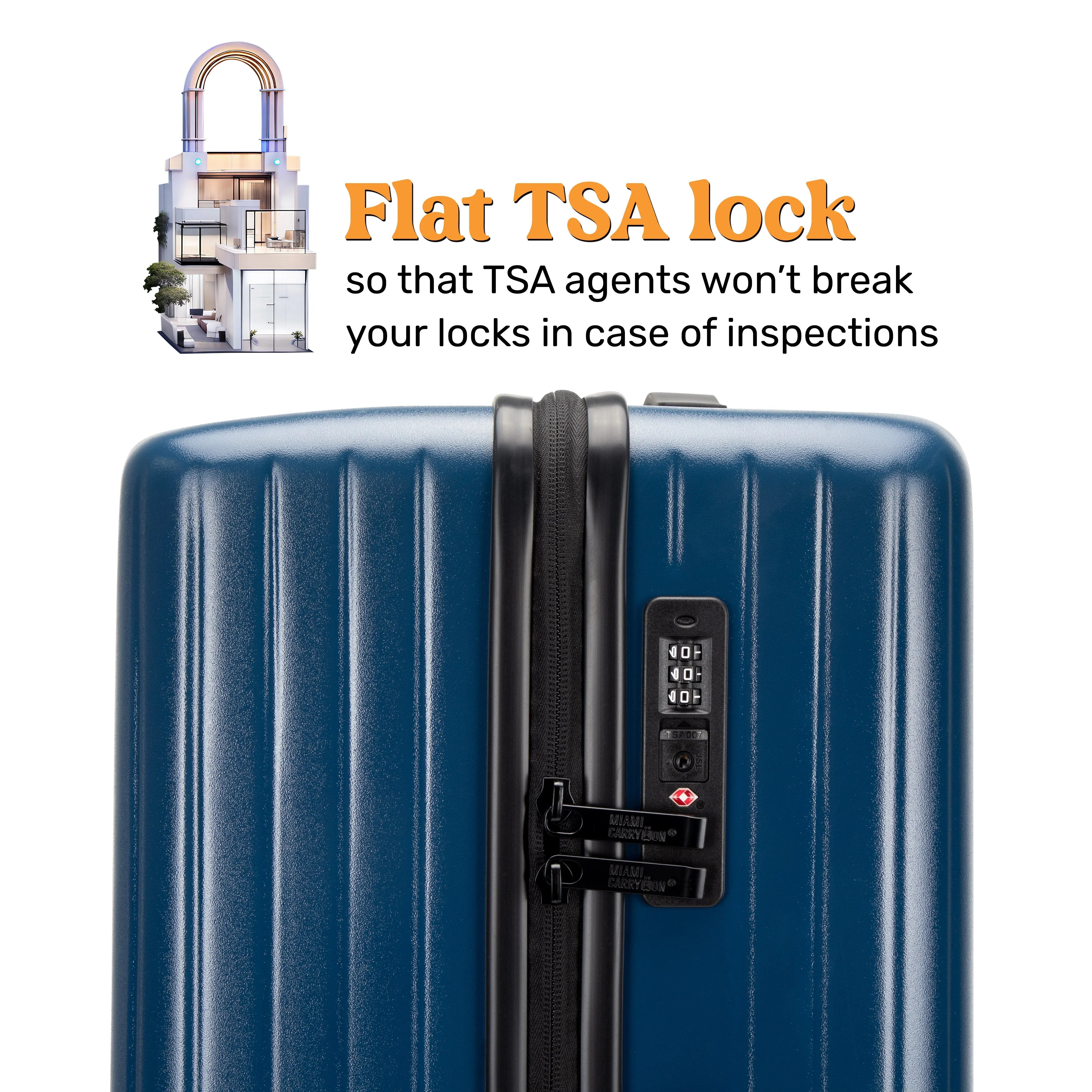 Ocean Two Piece Polycarbonate Luggage Set
