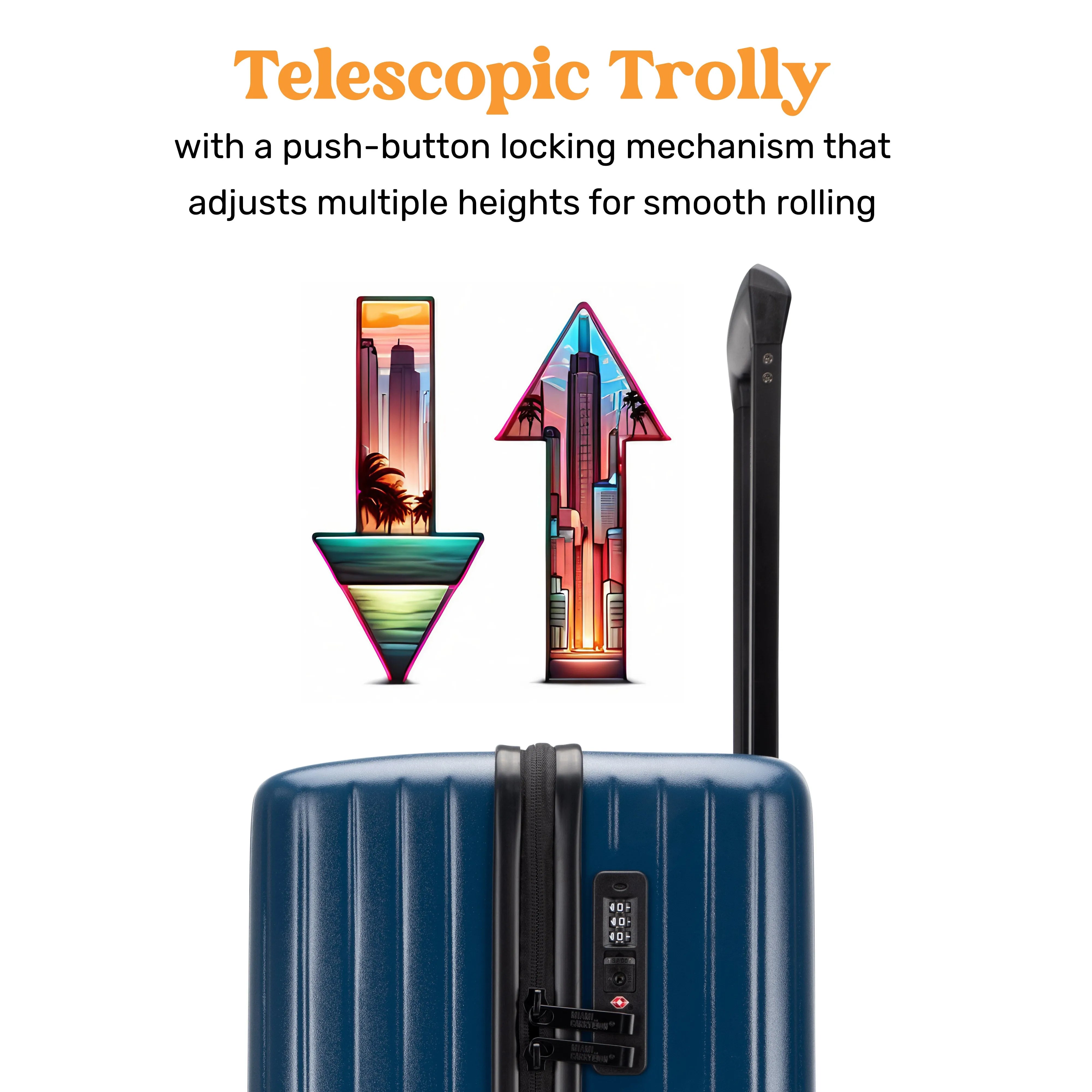 Ocean Two Piece Polycarbonate Luggage Set