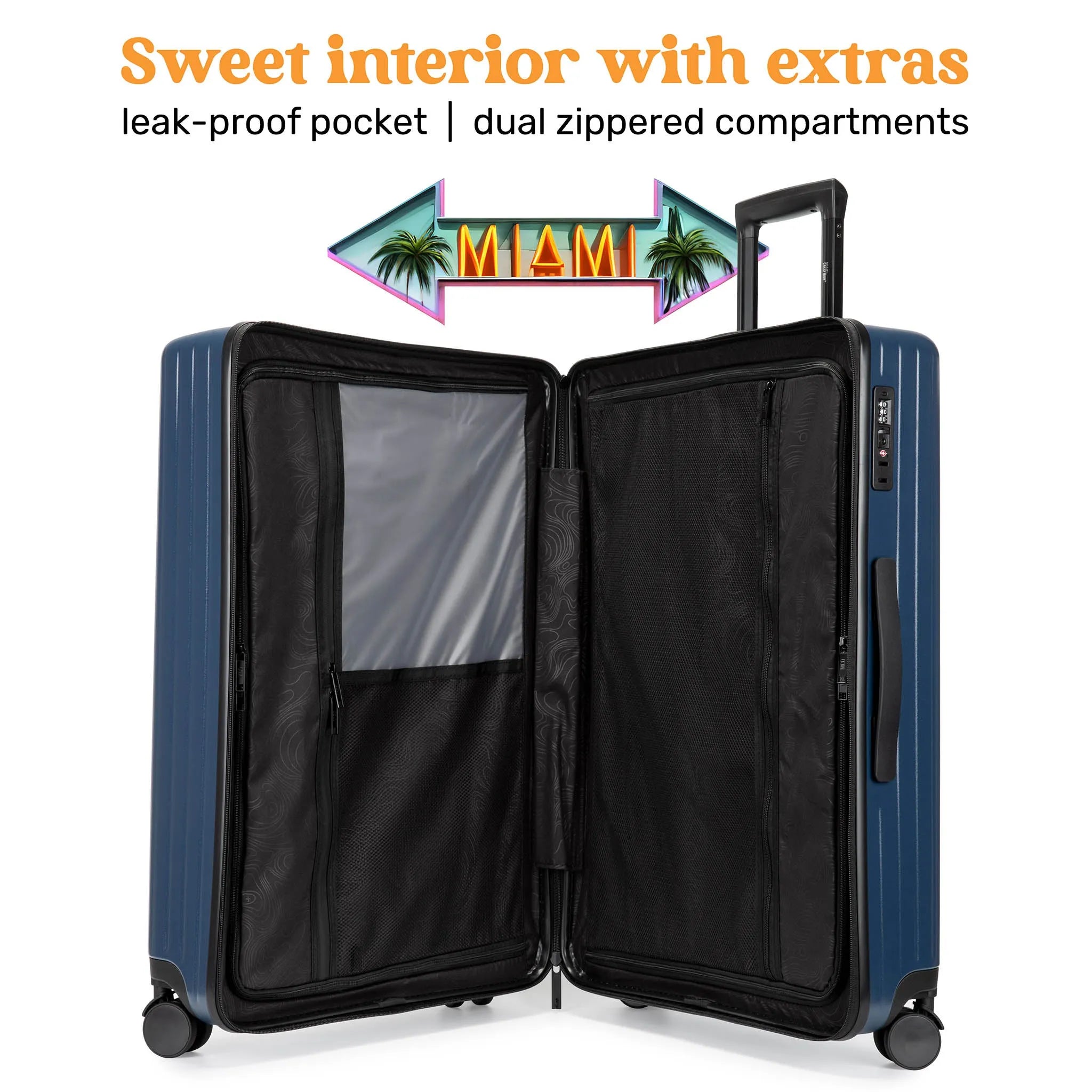 Ocean Two Piece Polycarbonate Luggage Set