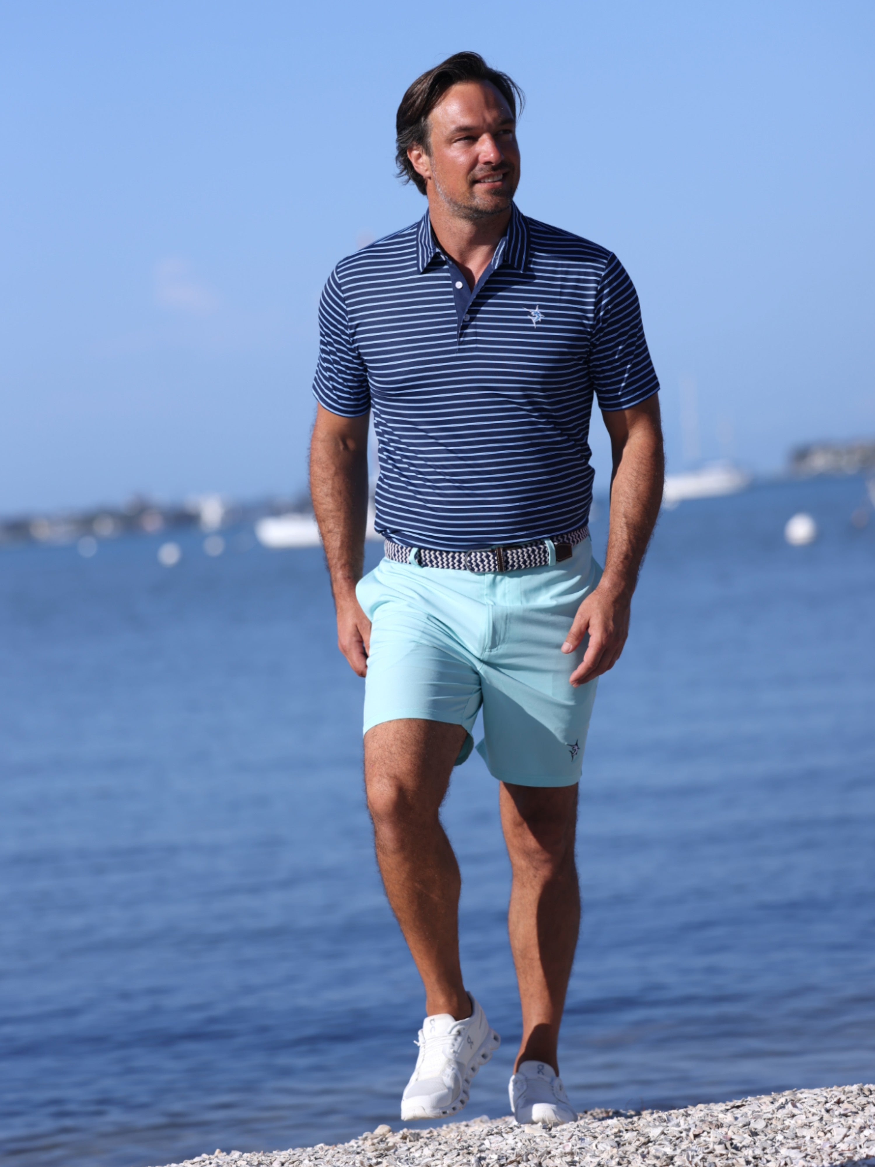 White Water Life Freeport Aqua Shorts