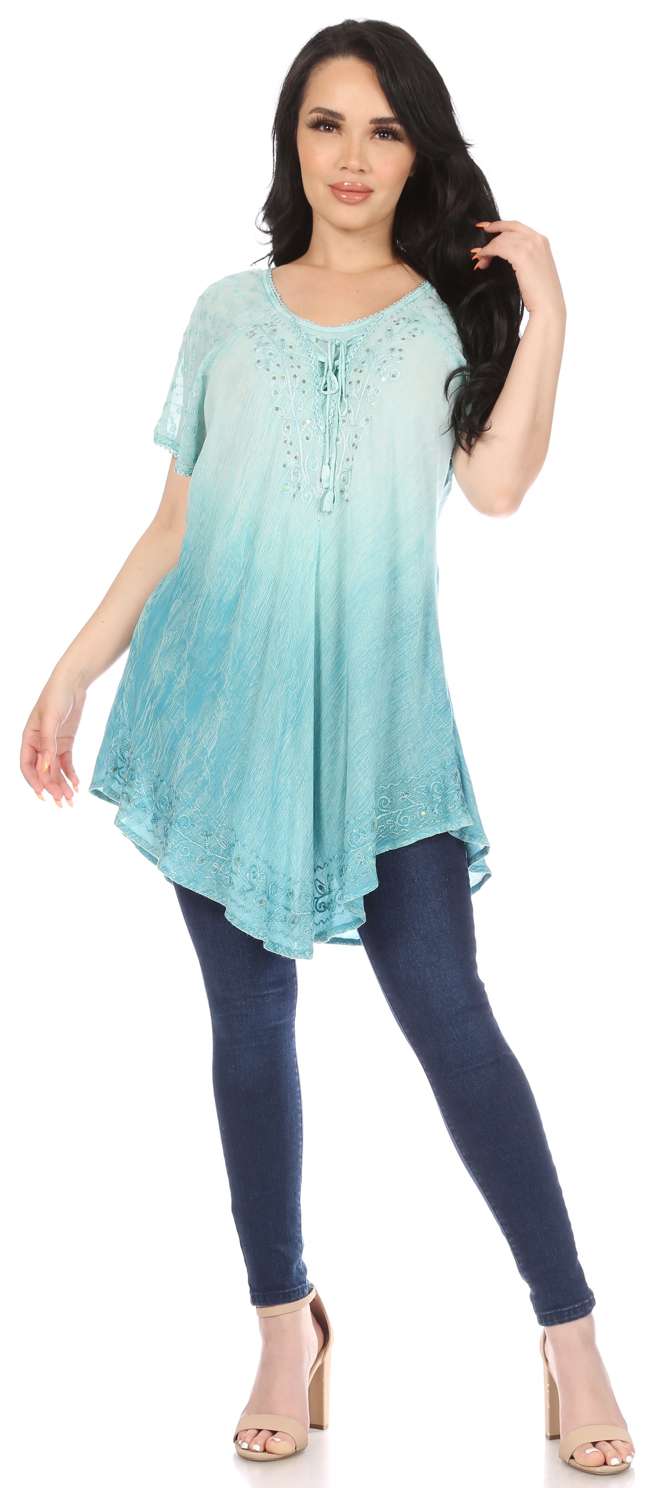 Blue Lace Shirt