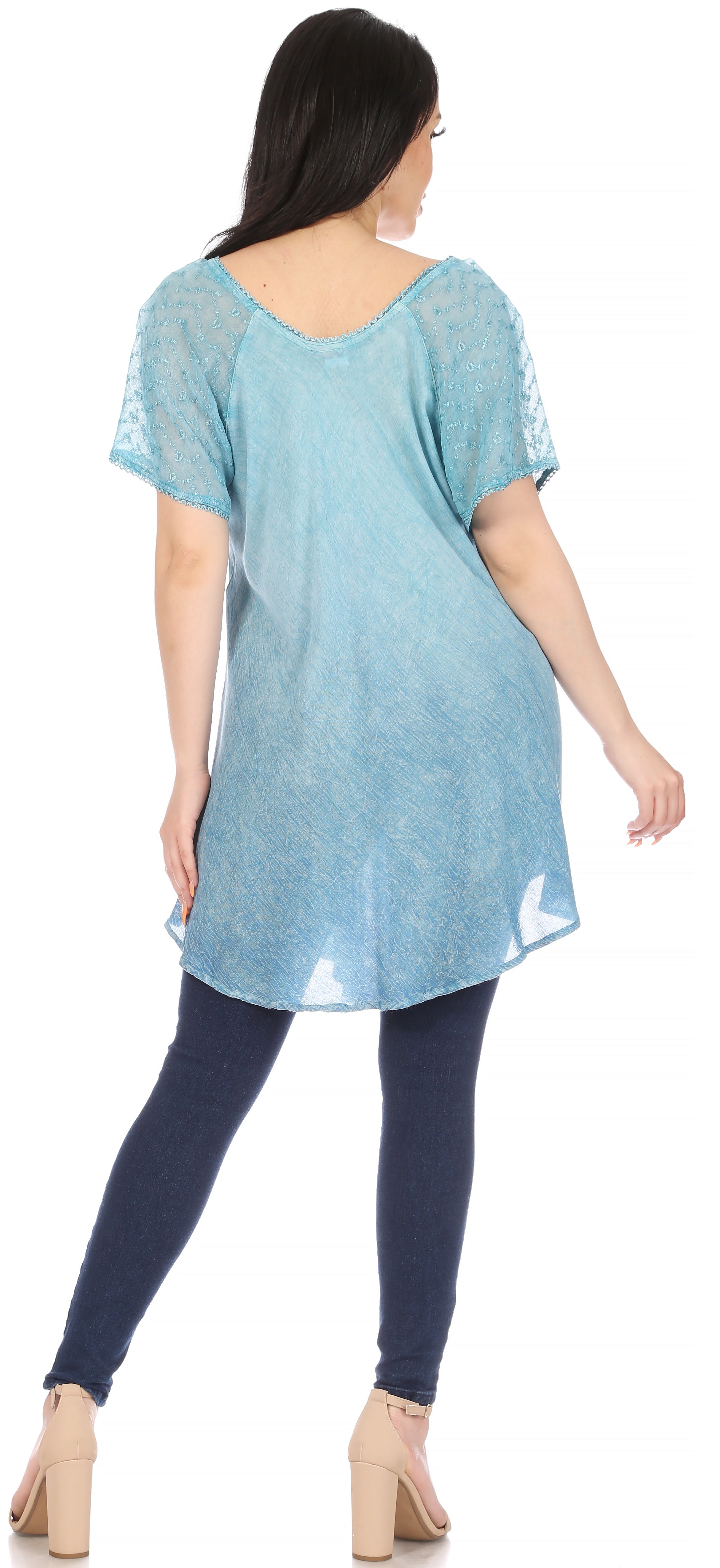 Blue Lace Shirt