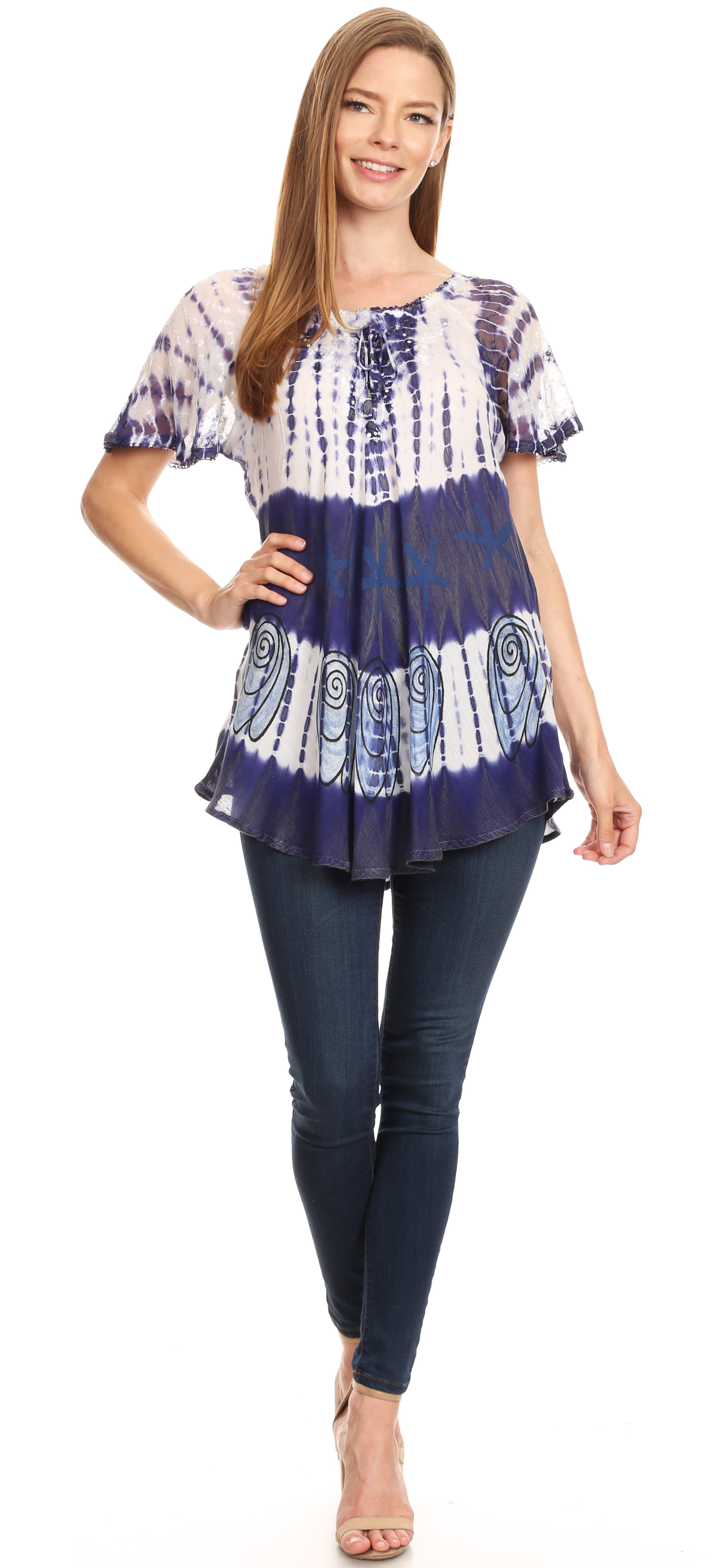 Blue Lace Shirt